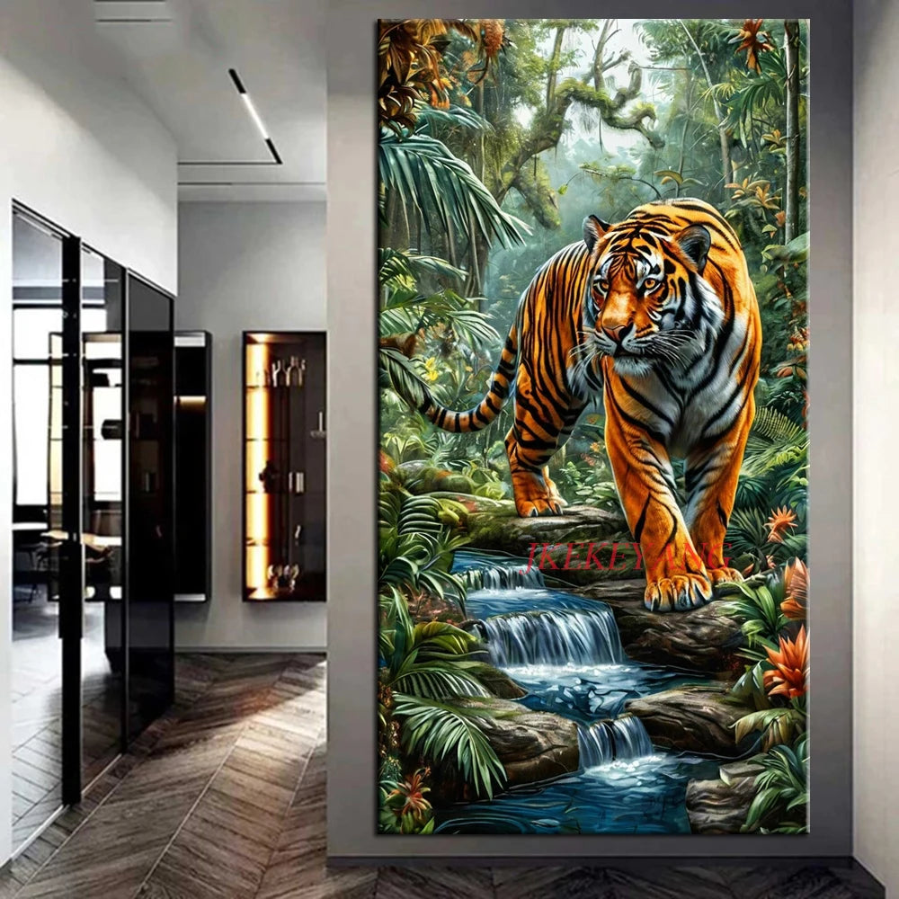 DIY Diamond Painting Cross Stitch Tiger and Black Panther Full drills Diamond Mosaic New Collection 2024 Home Decor DIY Diamond Painting Cross Stitch Tiger and Black Panther Full drills Diamond Mosaic New Collection 2024 Home Decor